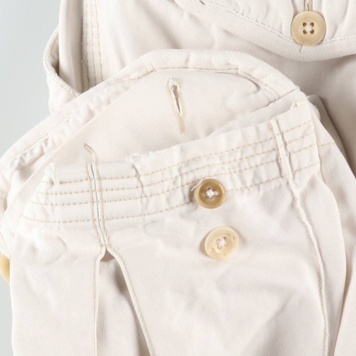 Ralph Lauren POLO by Ralph Lauren cargo shorts, half pants, men's size w36 cotton white type Vintage Second Hand