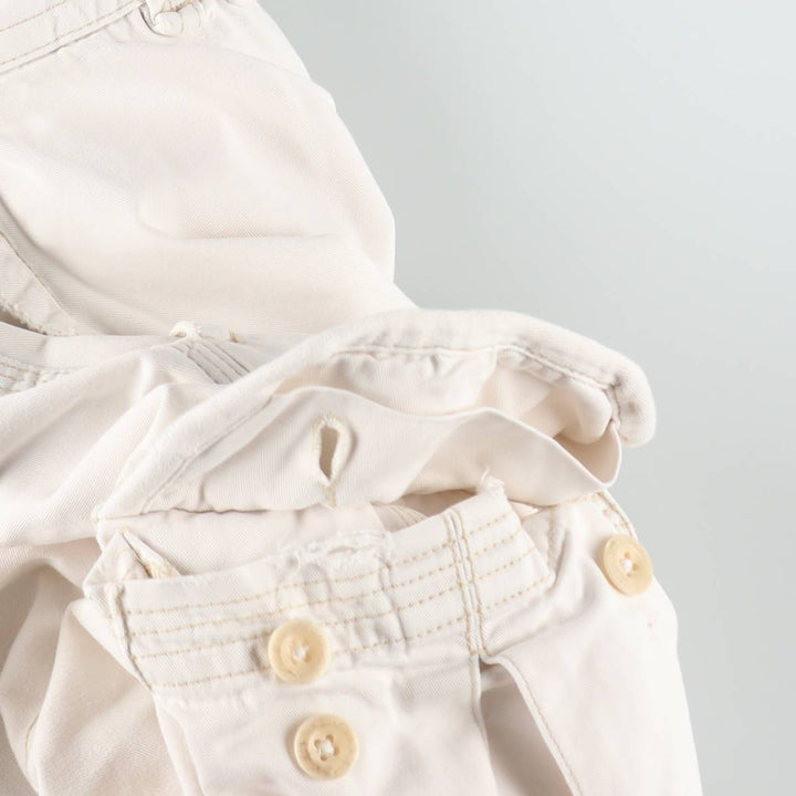 Ralph Lauren POLO by Ralph Lauren cargo shorts, half pants, men's size w36 cotton white type Vintage Second Hand