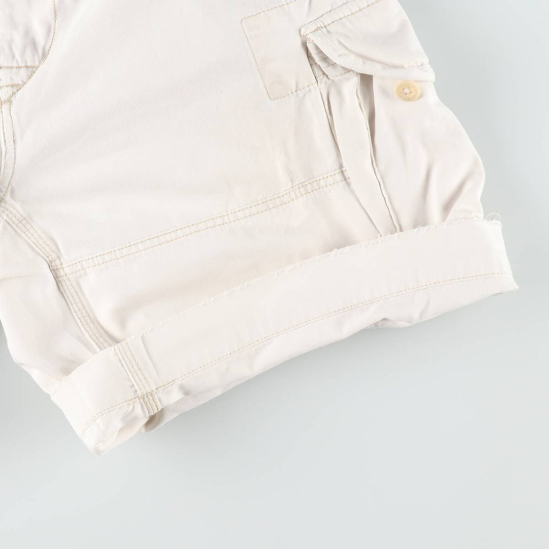 Ralph Lauren POLO by Ralph Lauren cargo shorts, half pants, men's size w36 cotton white type Vintage Second Hand
