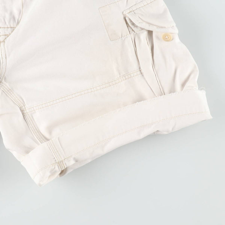 Ralph Lauren POLO by Ralph Lauren cargo shorts, half pants, men's size w36 cotton white type Vintage Second Hand