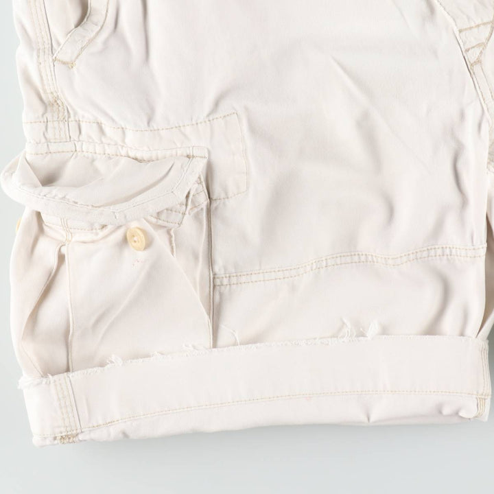 Ralph Lauren POLO by Ralph Lauren cargo shorts, half pants, men's size w36 cotton white type Vintage Second Hand