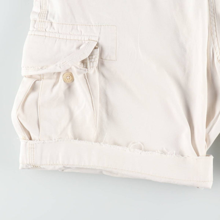Ralph Lauren POLO by Ralph Lauren cargo shorts, half pants, men's size w36 cotton white type Vintage Second Hand