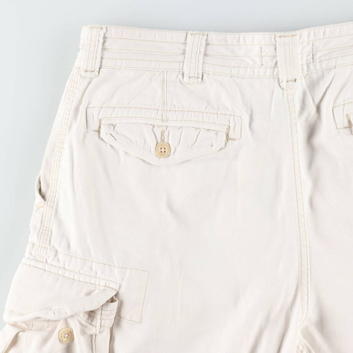 Ralph Lauren POLO by Ralph Lauren cargo shorts, half pants, men's size w36 cotton white type Vintage Second Hand