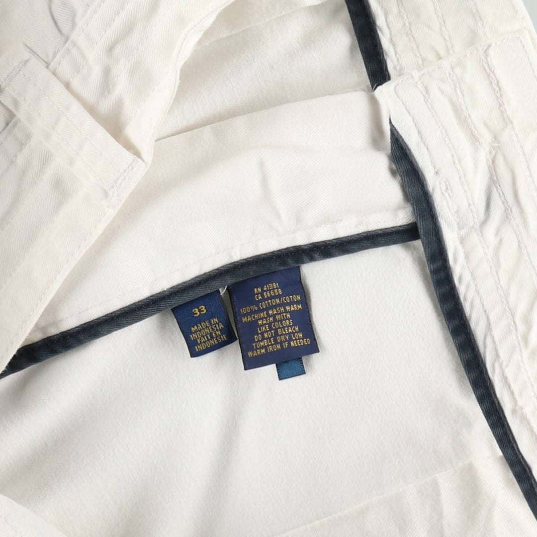 Ralph Lauren POLO RALPH LAUREN cargo shorts, half pants, men's size w34 cotton white type Vintage Second Hand