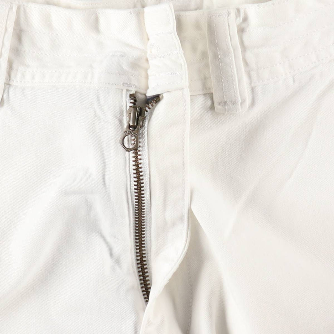 Ralph Lauren POLO RALPH LAUREN cargo shorts, half pants, men's size w34 cotton white type Vintage Second Hand