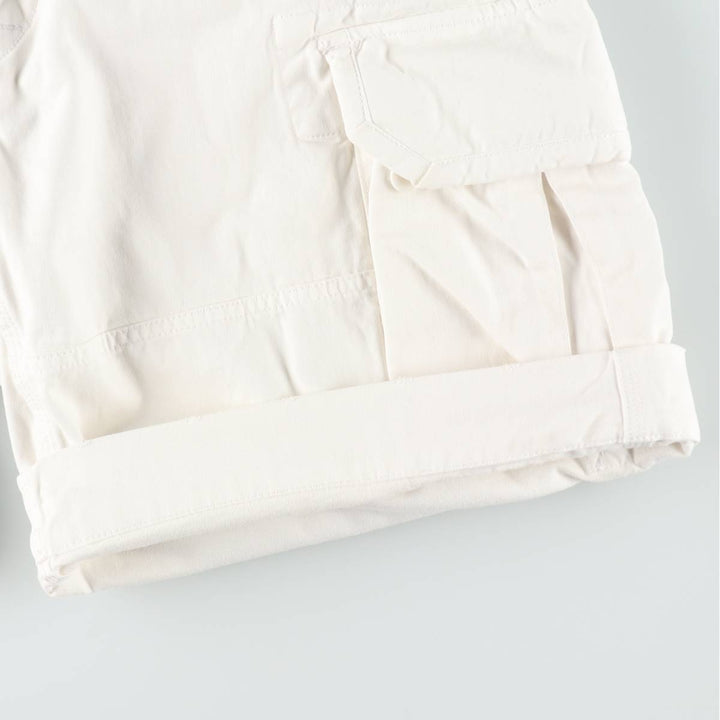 Ralph Lauren POLO RALPH LAUREN cargo shorts, half pants, men's size w34 cotton white type Vintage Second Hand