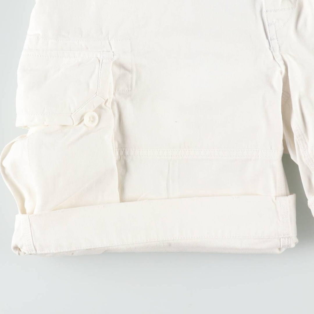 Ralph Lauren POLO RALPH LAUREN cargo shorts, half pants, men's size w34 cotton white type Vintage Second Hand