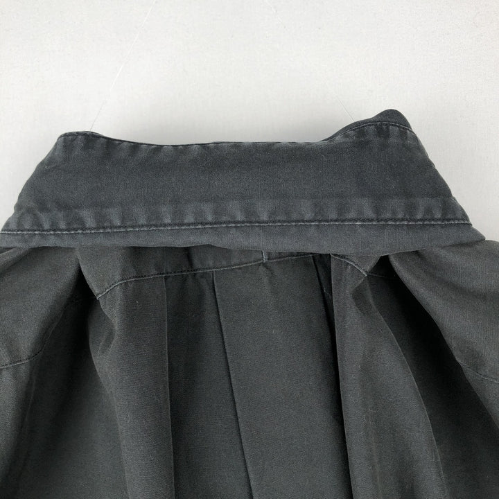 Ralph Lauren BLAKE short sleeve button down shirt, men's size L cotton black type Vintage Second Hand