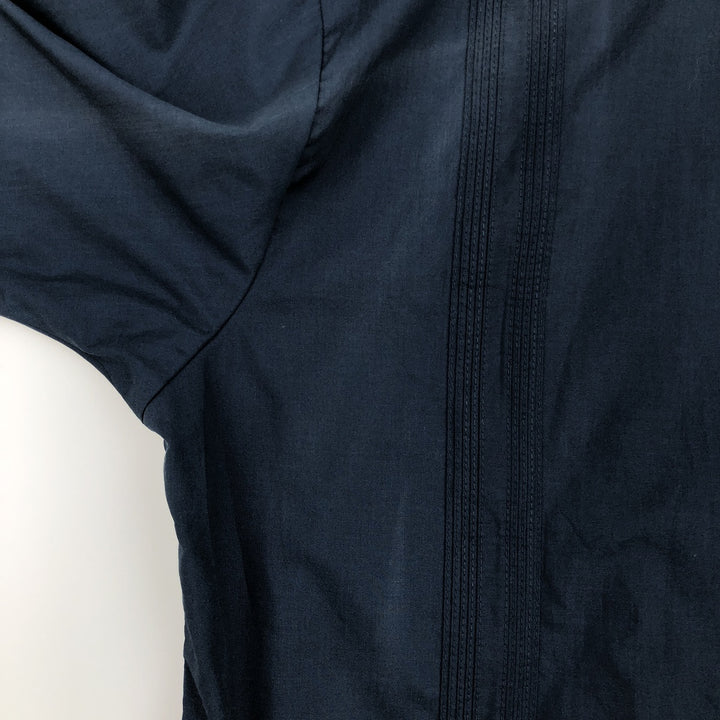 The Havanera Shirt Co. Short-sleeved open-collar Mexican shirt, Cuban shirt, boxy shirt, men's size L. polyester navy blue type Vintage Second Hand