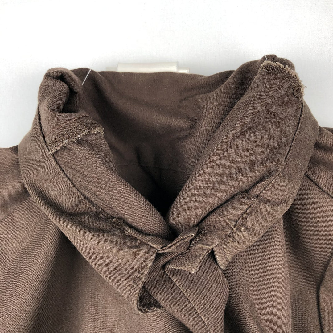 90'S Dickies Short-Sleeve Work Shirt, Boxy Shirt, Men's Size L (Equivalent), Vintage unclear brown type Vintage Second Hand