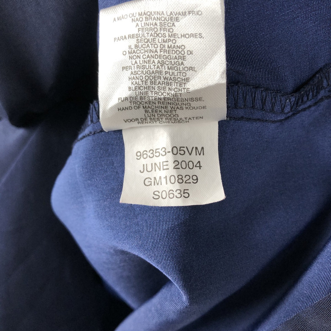 Harley-Davidson Dragon Pattern Open Collar Short Sleeve Work Shirt Box Shirt Men's Size M (approx.) polyester navy blue type Vintage Second Hand