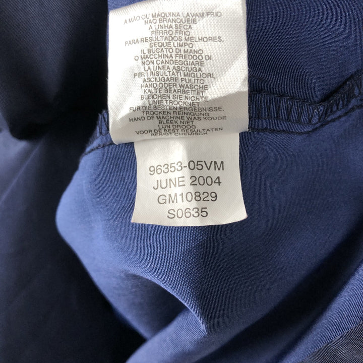 Harley-Davidson Dragon Pattern Open Collar Short Sleeve Work Shirt Box Shirt Men's Size M (approx.) polyester navy blue type Vintage Second Hand