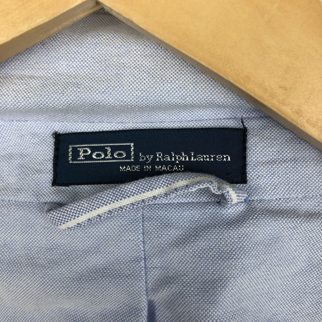 Ralph Lauren POLO by Ralph Lauren tailored jacket, men's size L (approx.) cotton Blue type light blue Vintage Second Hand
