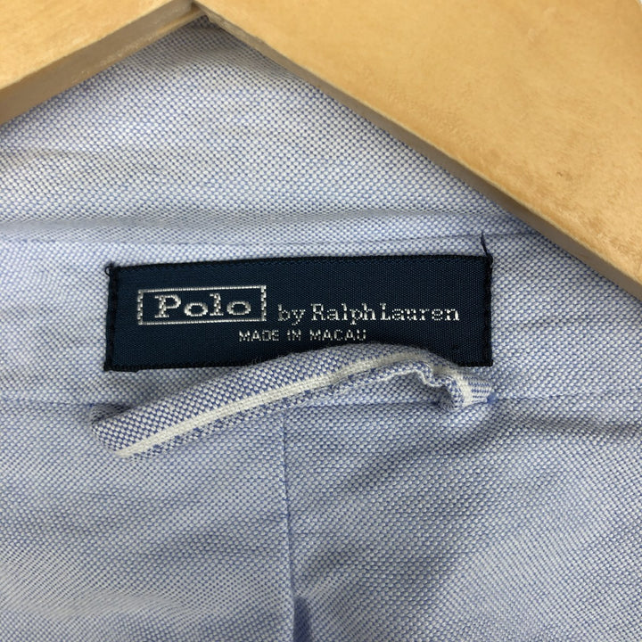 Ralph Lauren POLO by Ralph Lauren tailored jacket, men's size L (approx.) cotton Blue type light blue Vintage Second Hand