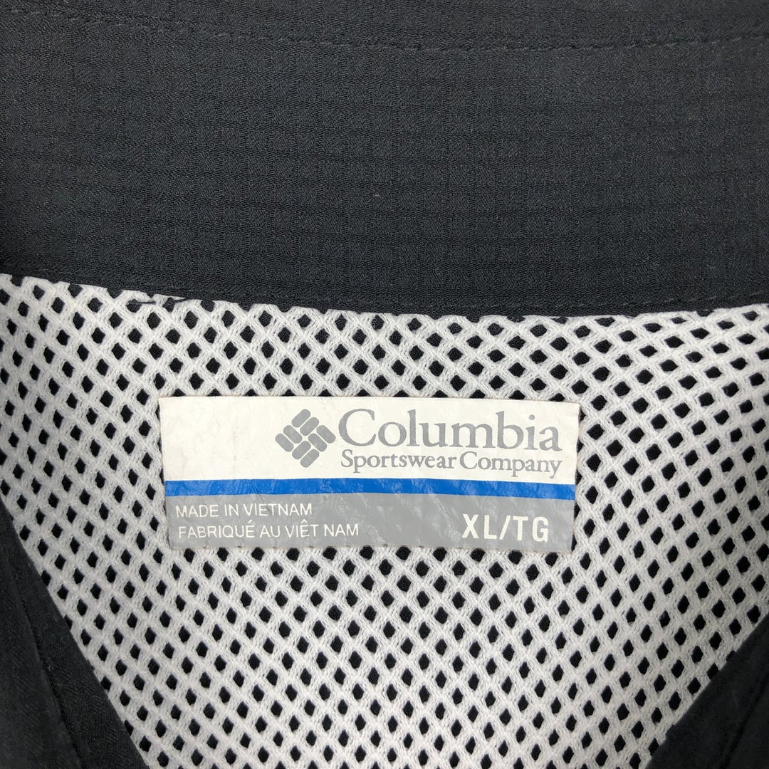 Columbia PFG Hidden Button-Down Long-Sleeve Fishing Shirt (Women's Size XL) polyester black type Vintage Second Hand