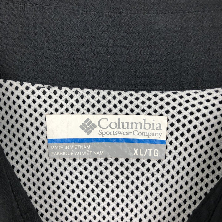 Columbia PFG Hidden Button-Down Long-Sleeve Fishing Shirt (Women's Size XL) polyester black type Vintage Second Hand