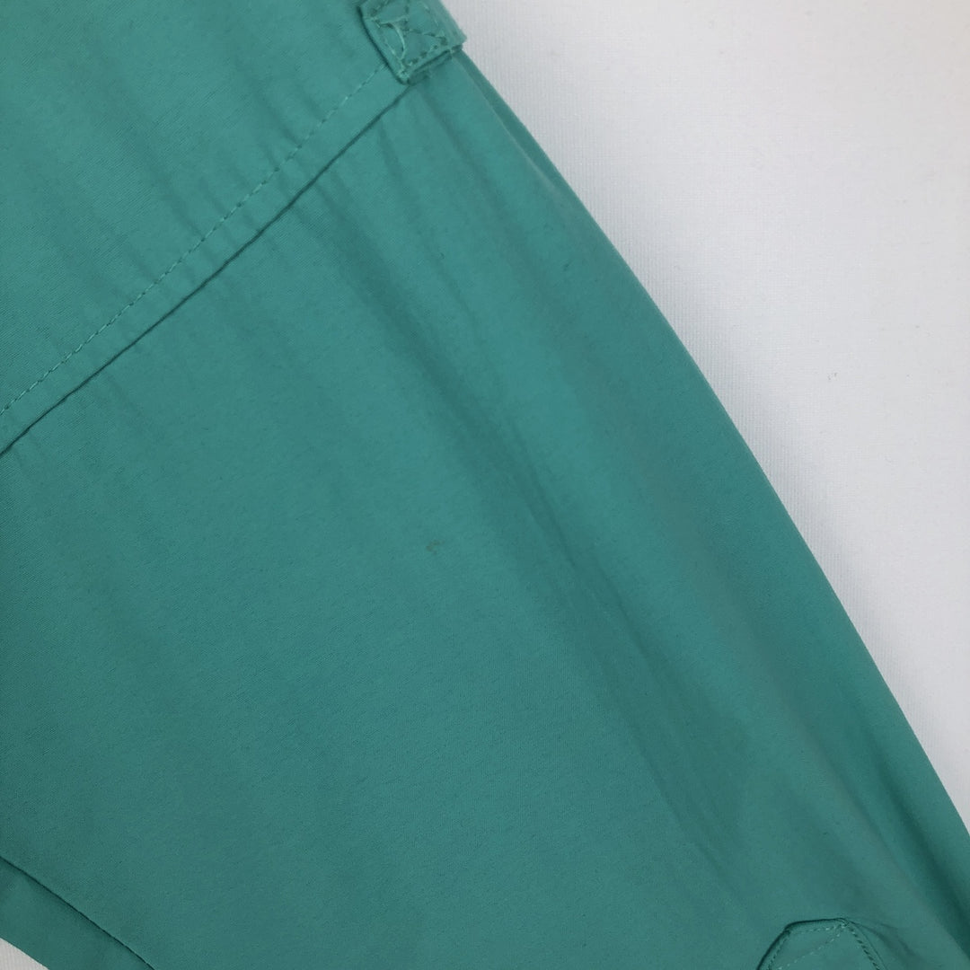 Columbia PFG Button-Down Long-Sleeve Fishing Shirt (Women's Size L) Nylon Emerald green Vintage Second Hand