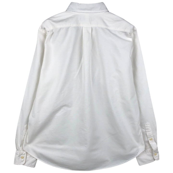 Ralph Lauren CLASSIC FIT Long-Sleeve Button-Down Shirt, Women's Size L (approx.) cotton white type Vintage Second Hand