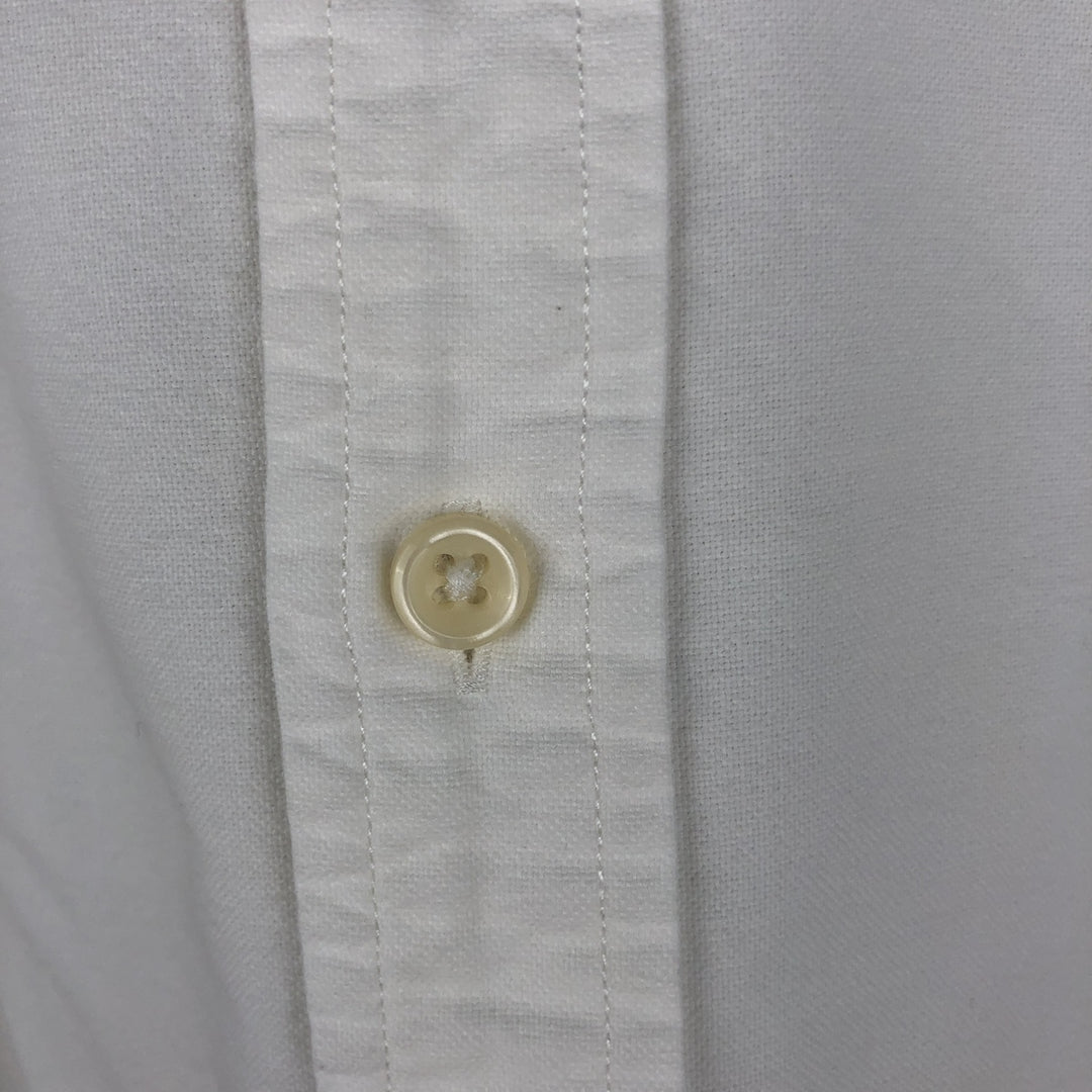 Ralph Lauren CLASSIC FIT Long-Sleeve Button-Down Shirt, Women's Size L (approx.) cotton white type Vintage Second Hand