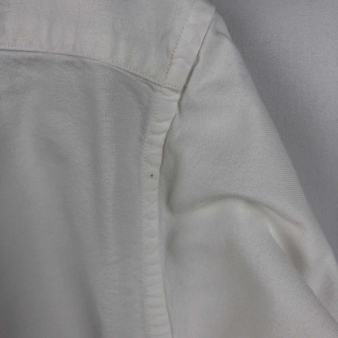 Ralph Lauren CLASSIC FIT Long-Sleeve Button-Down Shirt, Women's Size L (approx.) cotton white type Vintage Second Hand