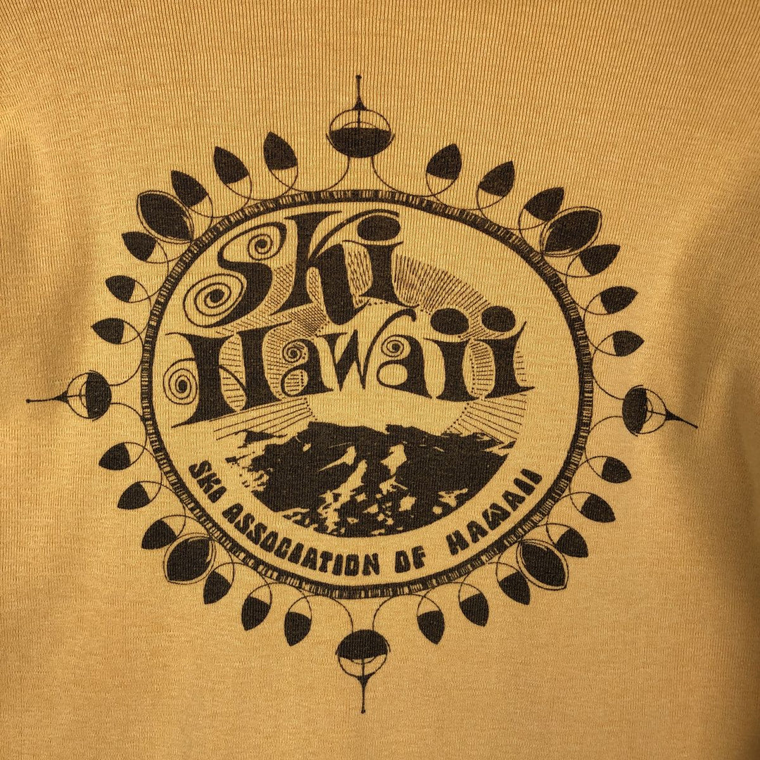 BUTTERFLY Long-Sleeve T-Shirt, Women's Size XL (Equivalent), Vintage unclear yellow type Vintage Second Hand