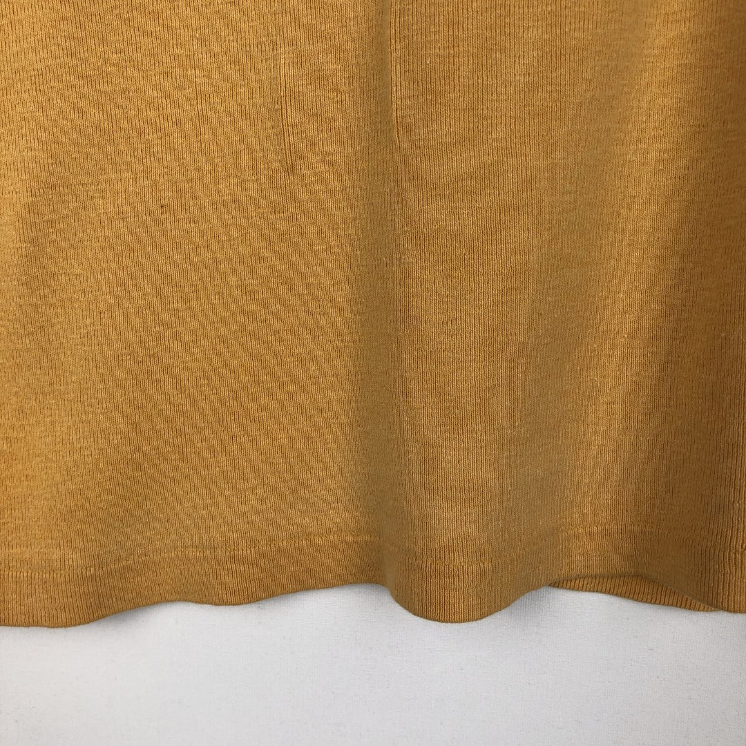 BUTTERFLY Long-Sleeve T-Shirt, Women's Size XL (Equivalent), Vintage unclear yellow type Vintage Second Hand