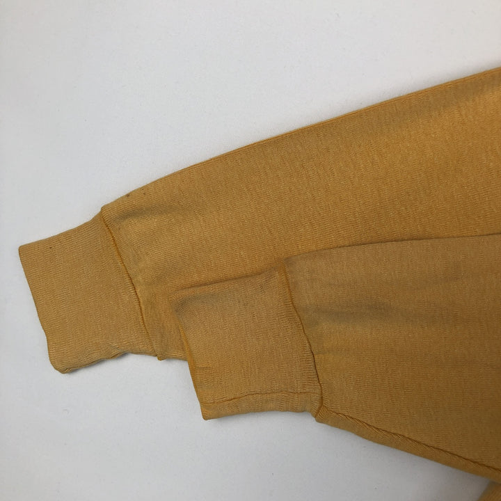 BUTTERFLY Long-Sleeve T-Shirt, Women's Size XL (Equivalent), Vintage unclear yellow type Vintage Second Hand