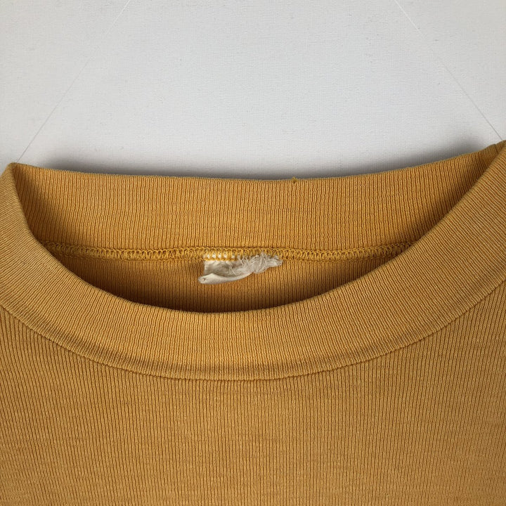 BUTTERFLY Long-Sleeve T-Shirt, Women's Size XL (Equivalent), Vintage unclear yellow type Vintage Second Hand