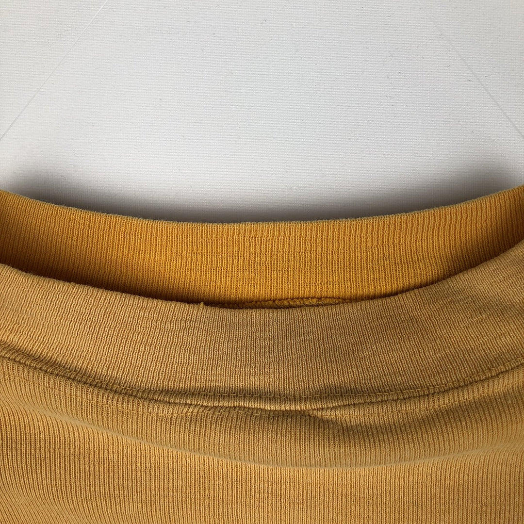 BUTTERFLY Long-Sleeve T-Shirt, Women's Size XL (Equivalent), Vintage unclear yellow type Vintage Second Hand