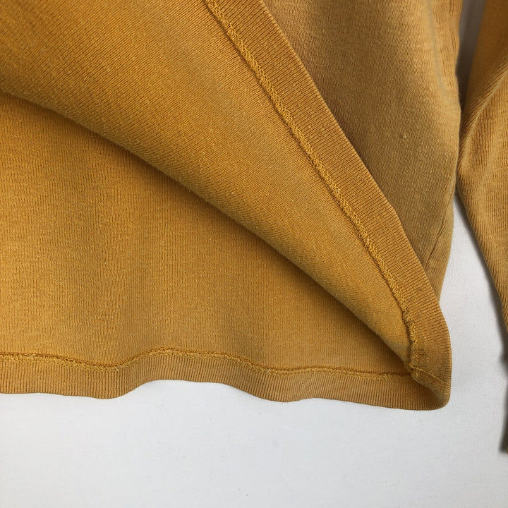 BUTTERFLY Long-Sleeve T-Shirt, Women's Size XL (Equivalent), Vintage unclear yellow type Vintage Second Hand