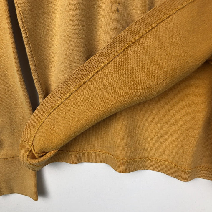 BUTTERFLY Long-Sleeve T-Shirt, Women's Size XL (Equivalent), Vintage unclear yellow type Vintage Second Hand