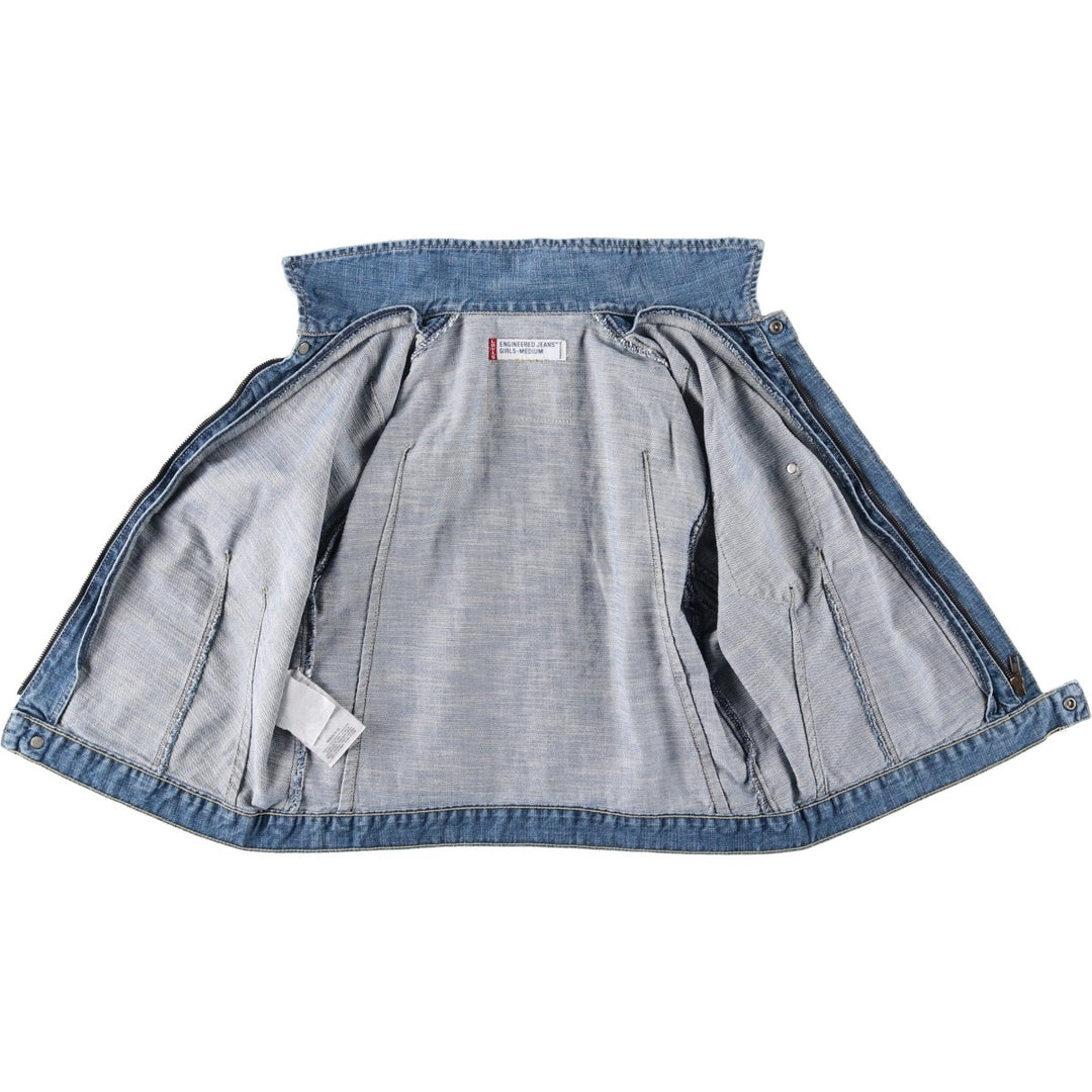 Levi's ENGINEERED Euro Model Denim Jacket (Women's Size S) cotton blue type Vintage Second Hand