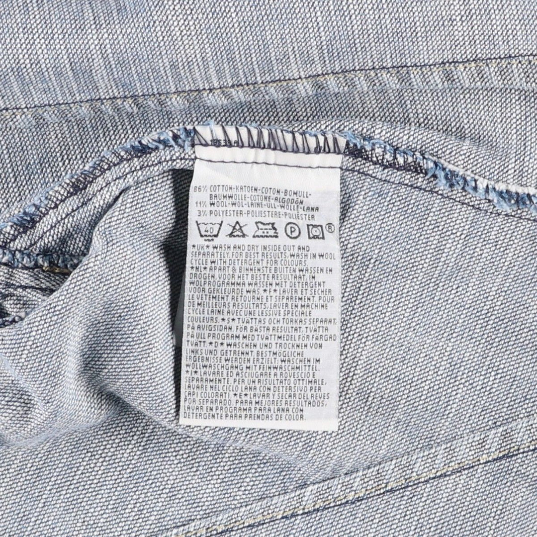 Levi's ENGINEERED Euro Model Denim Jacket (Women's Size S) cotton blue type Vintage Second Hand