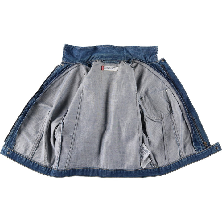 Levi's Engineered Euro Model Denim Jacket, Women's Size M cotton navy blue type Vintage Second Hand