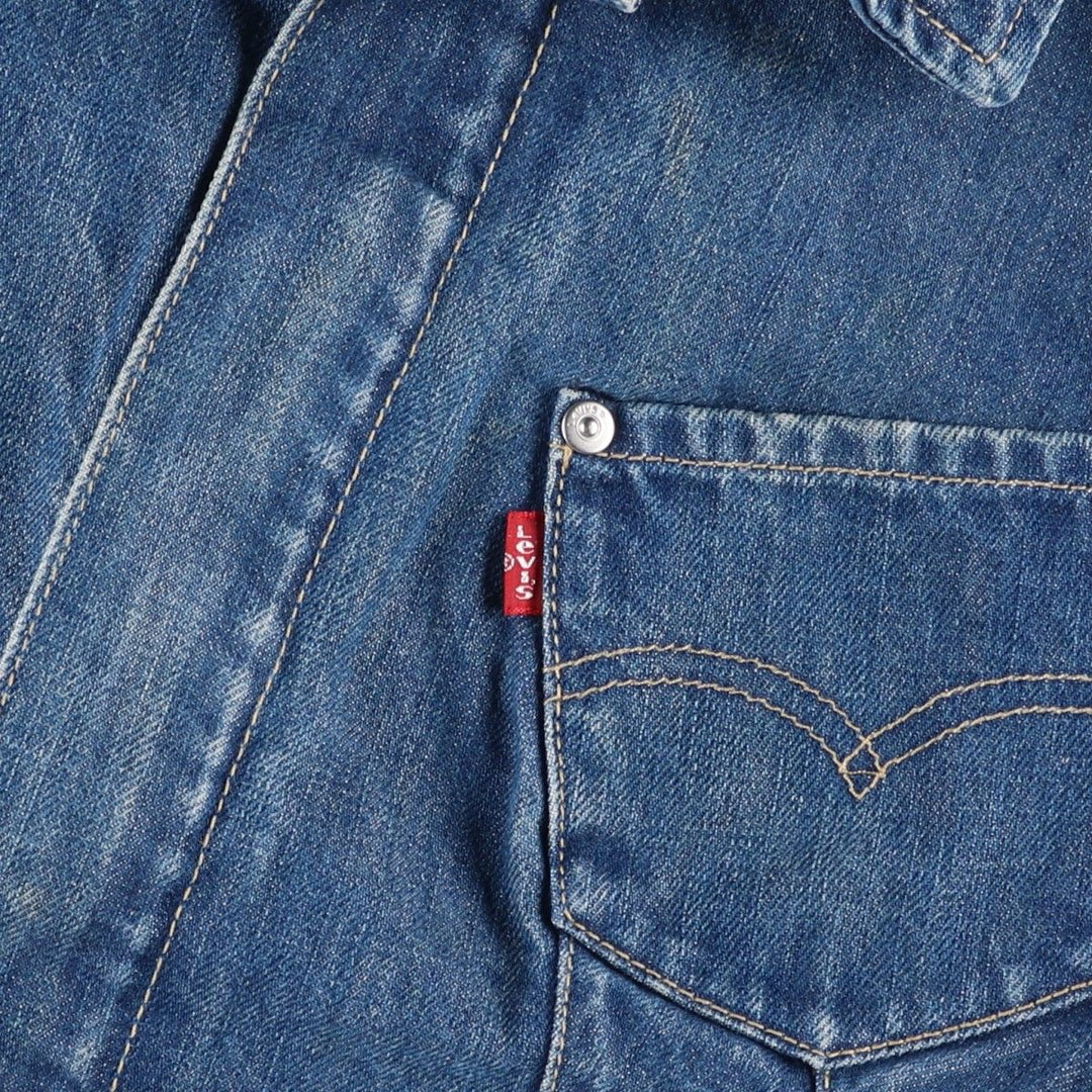 Levi's Engineered Euro Model Denim Jacket, Women's Size M cotton navy blue type Vintage Second Hand
