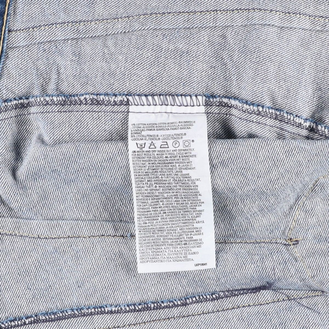 Levi's ENGINEERED Euro Model Denim Jacket (Women's Size S) cotton blue type Vintage Second Hand