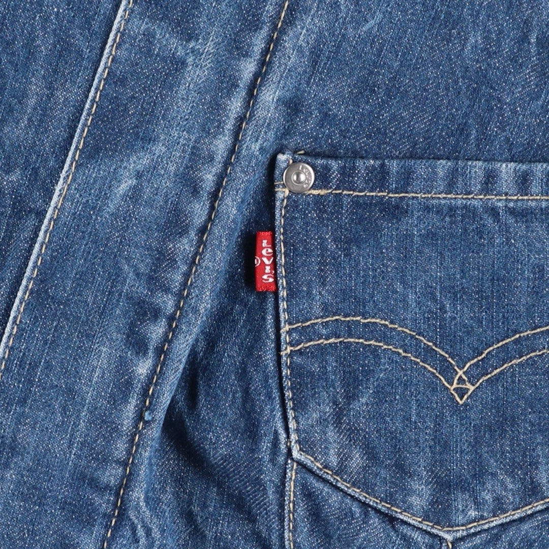 Levi's ENGINEERED Euro Model Denim Jacket (Women's Size S) cotton blue type Vintage Second Hand