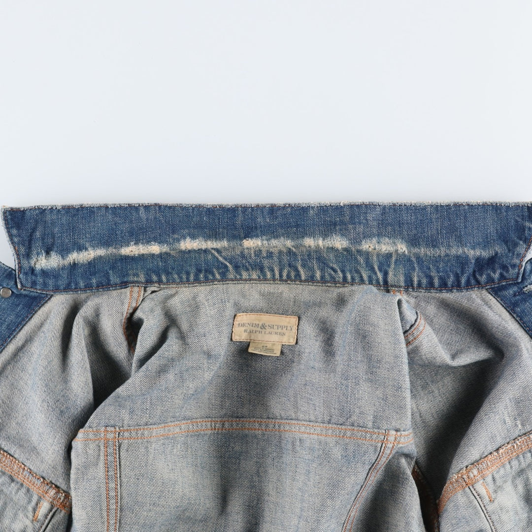 Ralph Lauren DENIM and SUPPLY denim jacket, women's size S (approx.). cotton blue type Vintage Second Hand