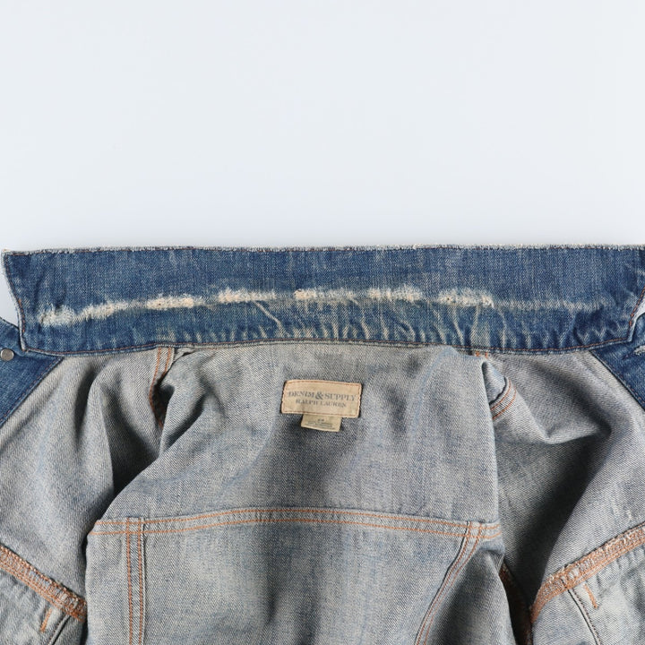 Ralph Lauren DENIM and SUPPLY denim jacket, women's size S (approx.). cotton blue type Vintage Second Hand