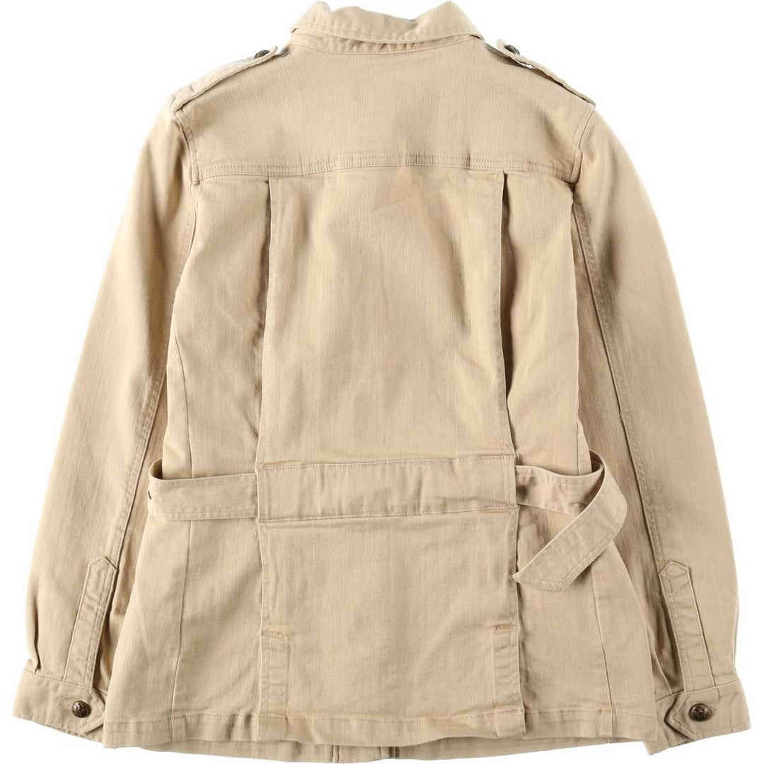 Ralph Lauren LRL LAUREN JEANS COMPANY Safari Jacket, Women's Size M (approx.) cotton Beige type Vintage Second Hand