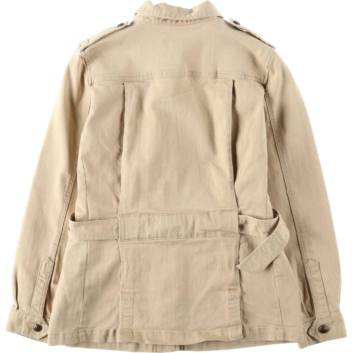 Ralph Lauren LRL LAUREN JEANS COMPANY Safari Jacket, Women's Size M (approx.) cotton Beige type Vintage Second Hand