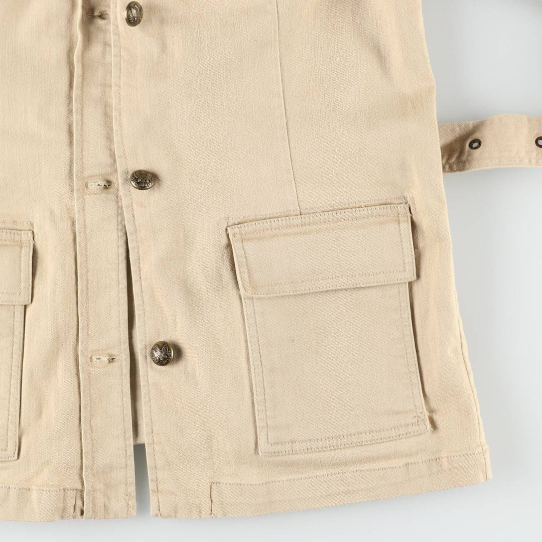 Ralph Lauren LRL LAUREN JEANS COMPANY Safari Jacket, Women's Size M (approx.) cotton Beige type Vintage Second Hand