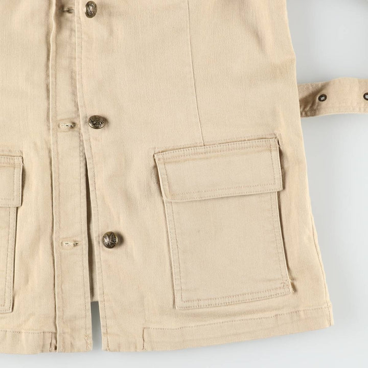 Ralph Lauren LRL LAUREN JEANS COMPANY Safari Jacket, Women's Size M (approx.) cotton Beige type Vintage Second Hand