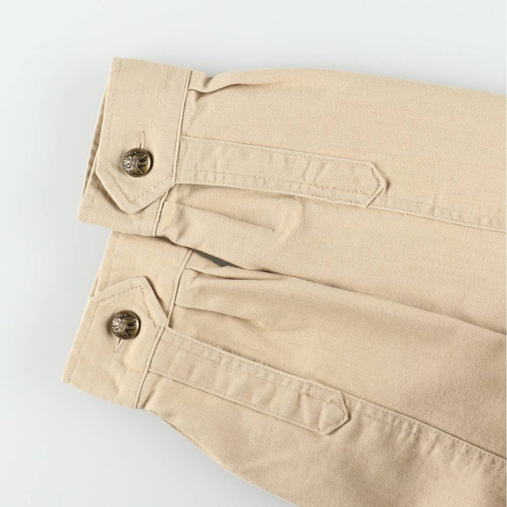 Ralph Lauren LRL LAUREN JEANS COMPANY Safari Jacket, Women's Size M (approx.) cotton Beige type Vintage Second Hand
