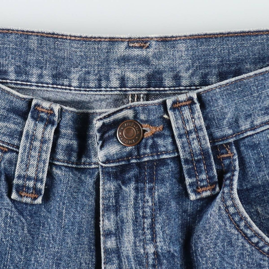 Wrangler CARPENTER Denim Painter Shorts, Women's XL (equivalent to W31) cotton blue type Vintage Second Hand