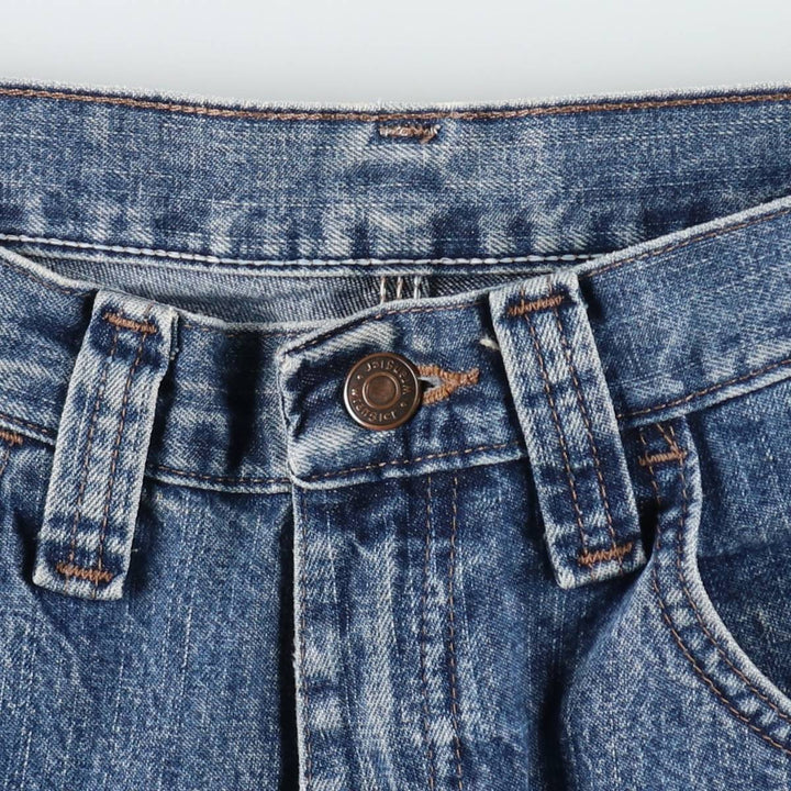 Wrangler CARPENTER Denim Painter Shorts, Women's XL (equivalent to W31) cotton blue type Vintage Second Hand