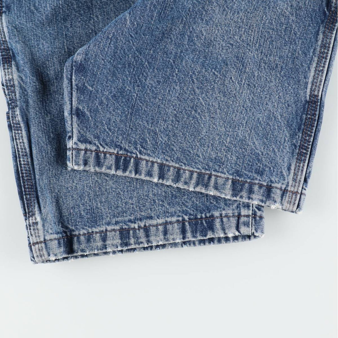 Wrangler CARPENTER Denim Painter Shorts, Women's XL (equivalent to W31) cotton blue type Vintage Second Hand