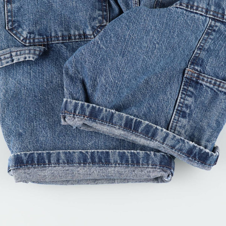 Wrangler CARPENTER Denim Painter Shorts, Women's XL (equivalent to W31) cotton blue type Vintage Second Hand