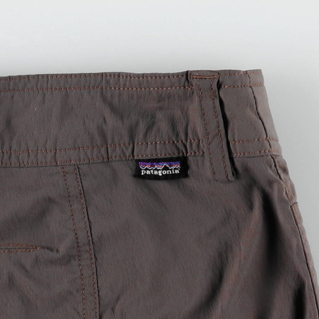 2000'S Patagonia 57245S0 2-Way Nylon Shorts, Women's XL (W31 equivalent) Nylon gray type Vintage Second Hand