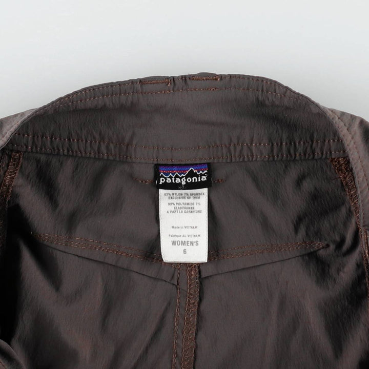 2000'S Patagonia 57245S0 2-Way Nylon Shorts, Women's XL (W31 equivalent) Nylon gray type Vintage Second Hand